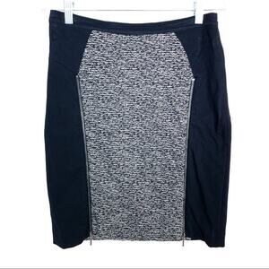 Rebecca Taylor Wool Cotton Blend Pencil Skirt Size 6